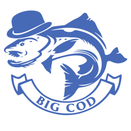 BIG COD PIZZA & GRILL logo.